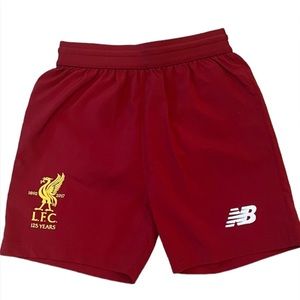 Official Liverpool FC New Balance Soccer Shorts Boys Size S